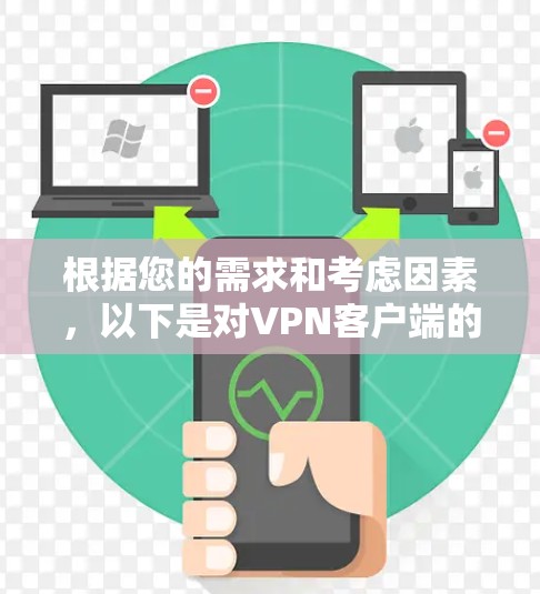 根据您的需求和考虑因素,以下是对VPN客户端的推荐 根据您的需求和考虑因素,以下是对VPN客户端的推荐