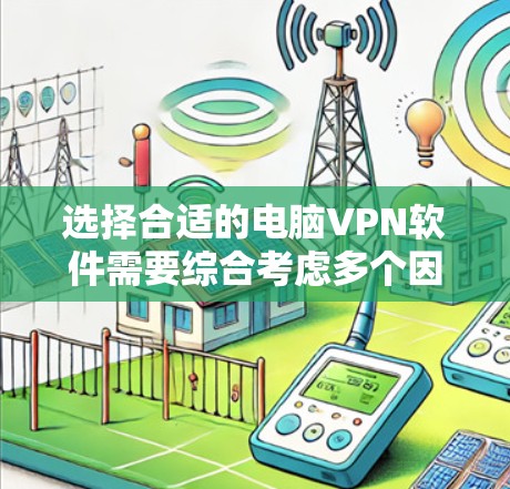 选择合适的电脑VPN软件需要综合考虑多个因素,以下是根据您的需求总结的建议 选择合适的电脑VPN软件需要综合考虑多个因素,以下是根据您的需求总结的建议