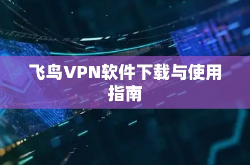 飞鸟VPN软件下载与使用指南 飞鸟VPN软件下载与使用指南