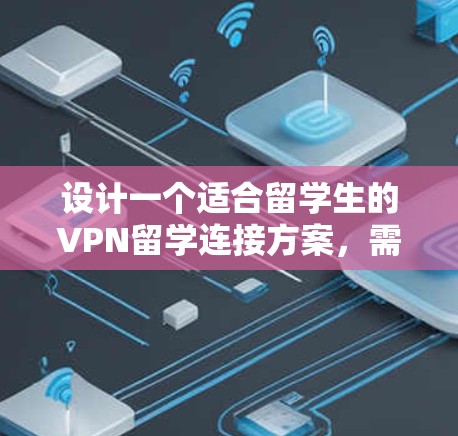 设计一个适合留学生的VPN留学连接方案,需要考虑用户的需求、技术要求以及服务的可靠性。以下是一个详细的方案 设计一个适合留学生的VPN留学连接方案,需要考虑用户的需求、技术要求以及服务的可靠性。以下是一个详细的方案