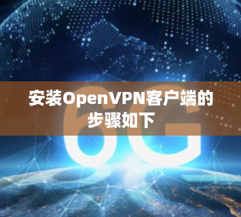 安装OpenVPN客户端的步骤如下