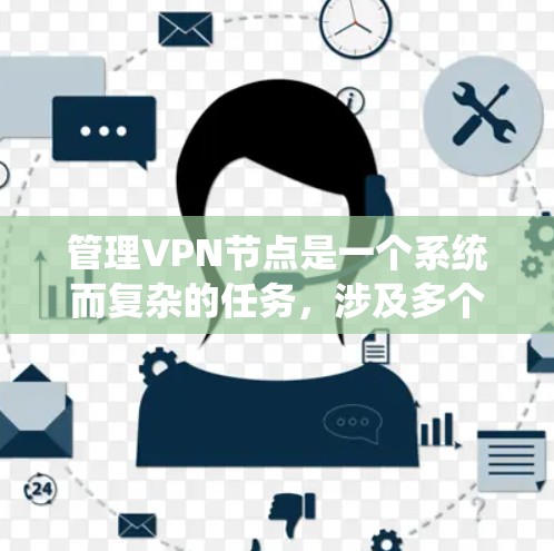 管理VPN节点是一个系统而复杂的任务,涉及多个步骤和考虑因素。以下是对管理VPN节点的详细分步指南 管理VPN节点是一个系统而复杂的任务,涉及多个步骤和考虑因素。以下是对管理VPN节点的详细分步指南