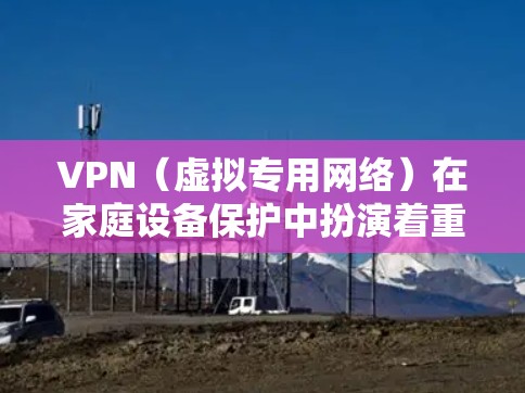 VPN(虚拟专用网络)在家庭设备保护中扮演着重要角色,主要用于加密数据传输、保护隐私以及安全访问网络资源。以下是一些关于如何利用VPN保护家庭设备的建议 VPN(虚拟专用网络)在家庭设备保护中扮演着重要角色,主要用于加密数据传输、保护隐私以及安全访问网络资源。以下是一些关于如何利用VPN保护家庭设备的建议