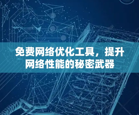 免费网络优化工具,提升网络性能的秘密武器 免费网络优化工具,提升网络性能的秘密武器