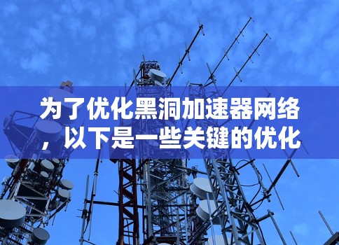 为了优化黑洞加速器网络,以下是一些关键的优化点和实施建议 为了优化黑洞加速器网络,以下是一些关键的优化点和实施建议