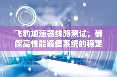 飞豹加速器线路测试,确保高性能通信系统的稳定性与可靠性 飞豹加速器线路测试,确保高性能通信系统的稳定性与可靠性