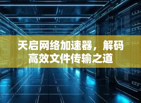 天启网络加速器,解码高效文件传输之道 天启网络加速器,解码高效文件传输之道