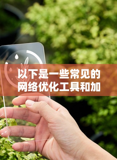 以下是一些常见的网络优化工具和加速器的功能示例 以下是一些常见的网络优化工具和加速器的功能示例