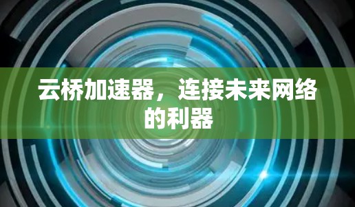 云桥加速器,连接未来网络的利器 云桥加速器,连接未来网络的利器