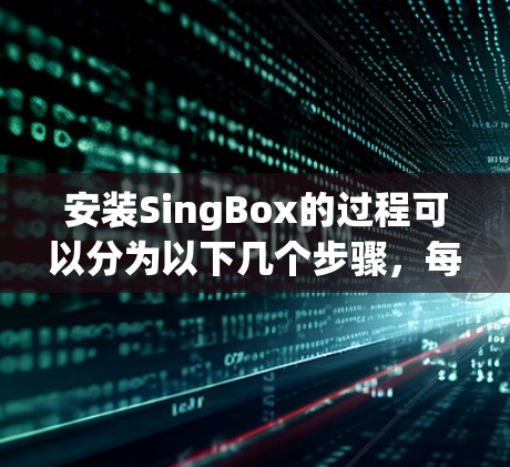 安装SingBox的过程可以分为以下几个步骤,每个步骤都需要仔细执行,以确保顺利完成配置和使用 安装SingBox的过程可以分为以下几个步骤,每个步骤都需要仔细执行,以确保顺利完成配置和使用
