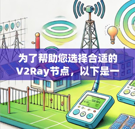 为了帮助您选择合适的V2Ray节点,以下是一些关键因素和步骤,指导您如何进行筛选 为了帮助您选择合适的V2Ray节点,以下是一些关键因素和步骤,指导您如何进行筛选
