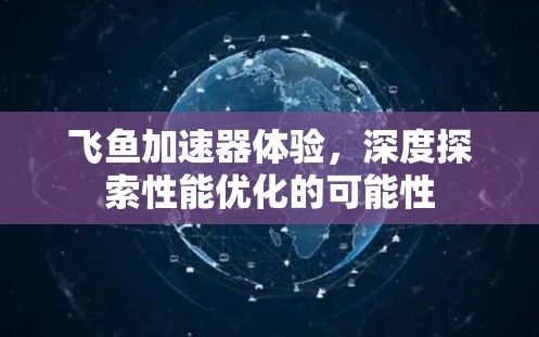 飞鱼加速器体验,深度探索性能优化的可能性 飞鱼加速器体验,深度探索性能优化的可能性
