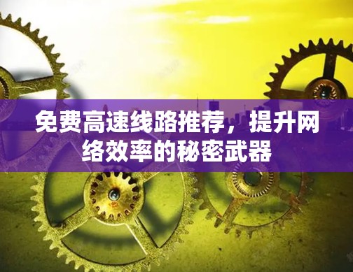 免费高速线路推荐,提升网络效率的秘密武器 免费高速线路推荐,提升网络效率的秘密武器