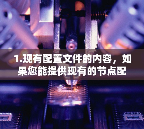 1.现有配置文件的内容,如果您能提供现有的节点配置文件的具体内容,我可以更好地理解其结构和格式 1.现有配置文件的内容,如果您能提供现有的节点配置文件的具体内容,我可以更好地理解其结构和格式