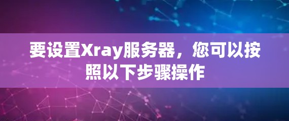 要设置Xray服务器,您可以按照以下步骤操作 要设置Xray服务器,您可以按照以下步骤操作