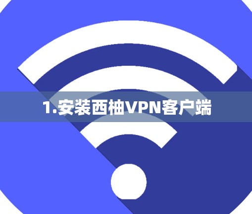 1.安装西柚VPN客户端 1.安装西柚VPN客户端