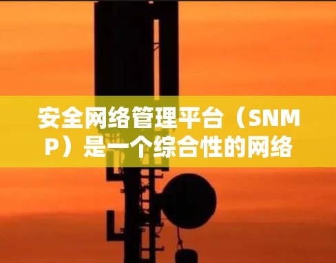安全网络管理平台(SNMP)是一个综合性的网络安全管理工具,旨在帮助企业全面监控和管理网络安全。以下是对SNMP的详细分析和总结